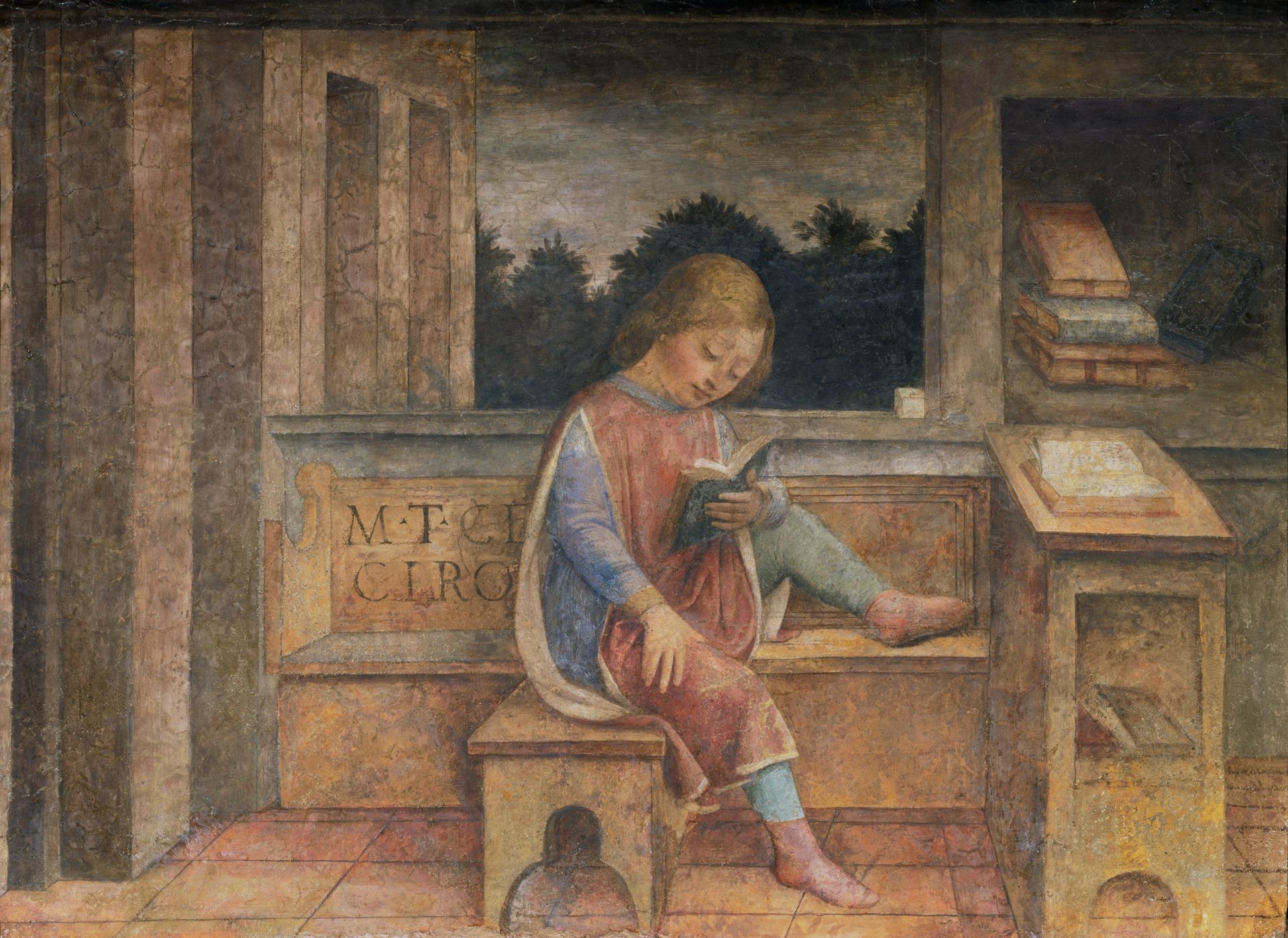 Vincenzo Foppa, Ο μικρός Κικέρων, ή Παιδί που διαβάζει, The Wallace Collection, Λονδίνο.
