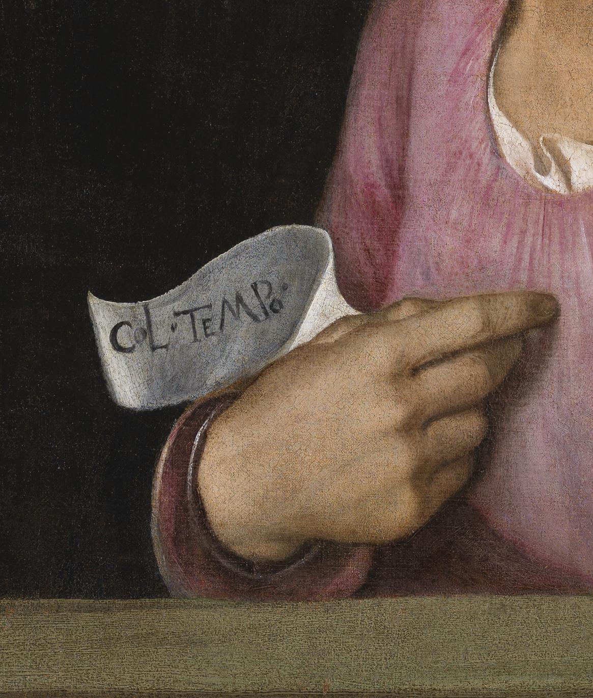 Giorgione, La Vecchia (λεπτομέρεια), Gallerie dell’Accademia, Βενετία.