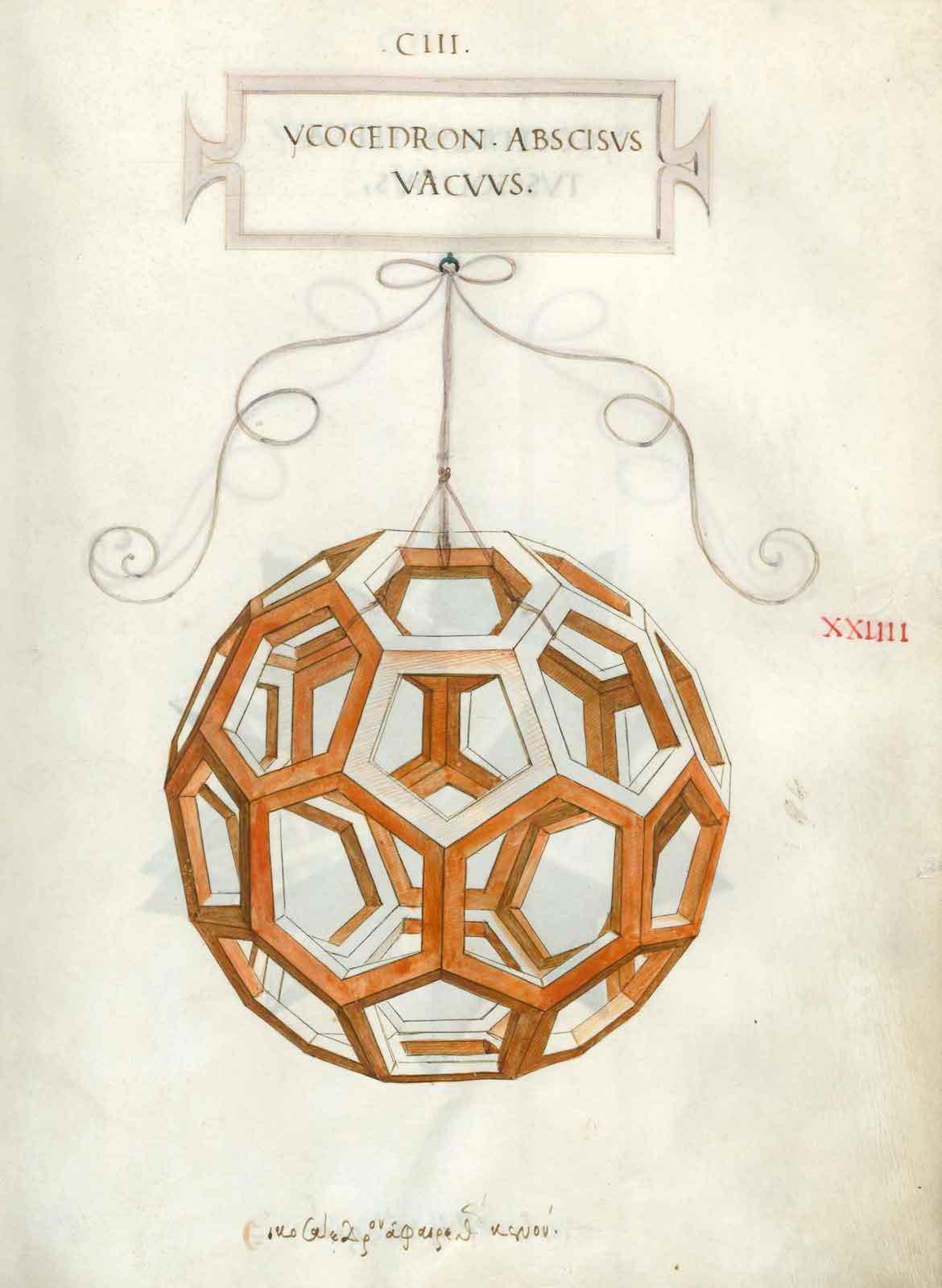 Luca Pacioli, De divina proportione, Veneranda Biblioteca Ambrosiana, Μιλάνο.