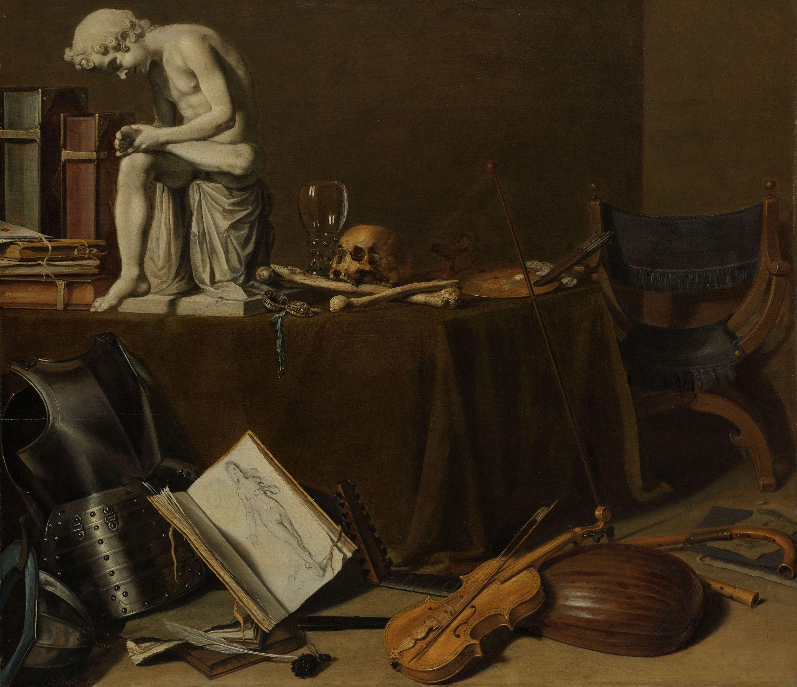 Pieter Claesz, Νεκρή φύση με Απακανθιζόμενο, Rijksmuseum, Άμστερνταμ.