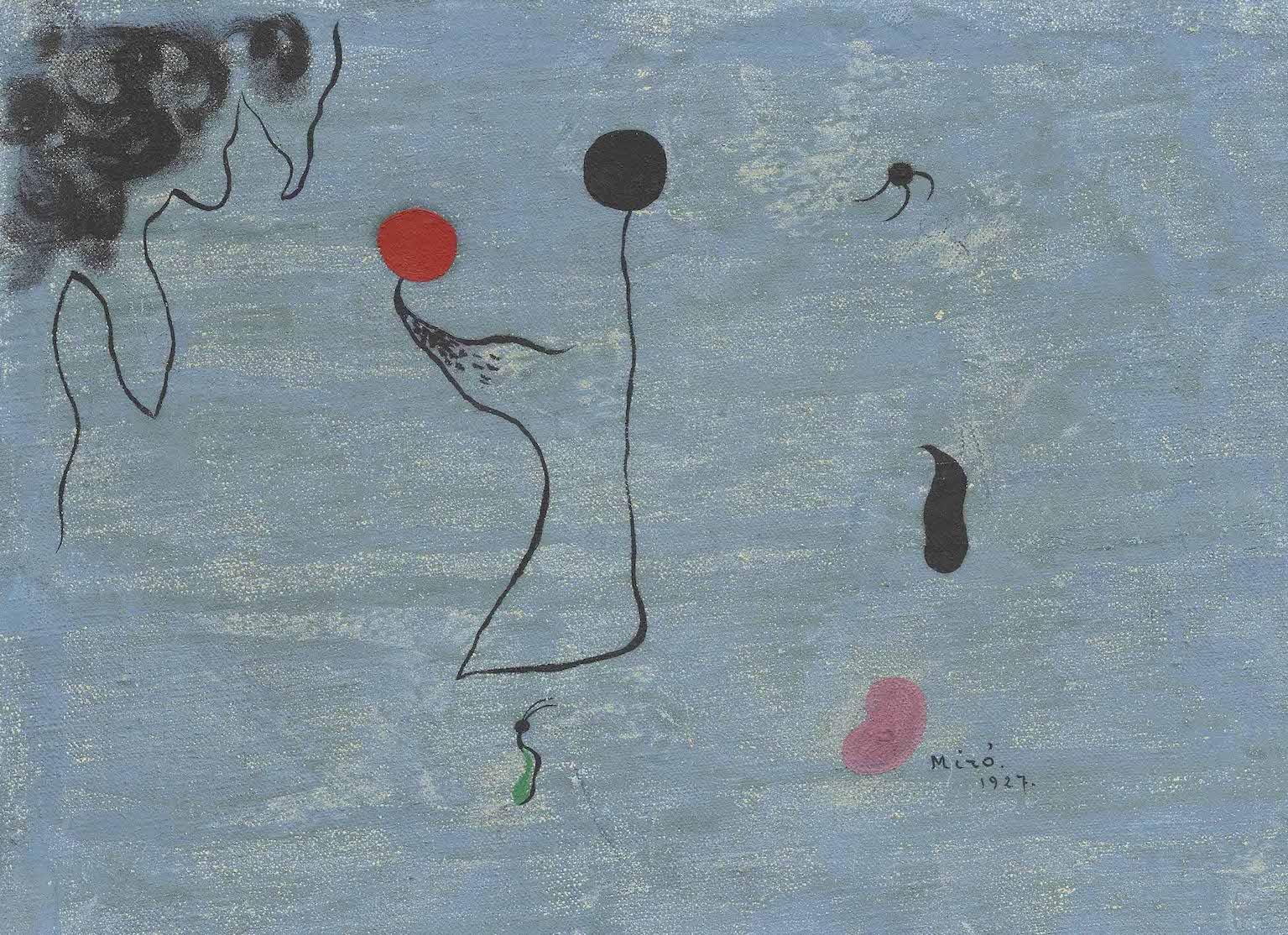 Joan Miró, Peinture - Bleu, JK Art Foundation/Het Noordbrabants Museum, 's-Hertogenbosch.