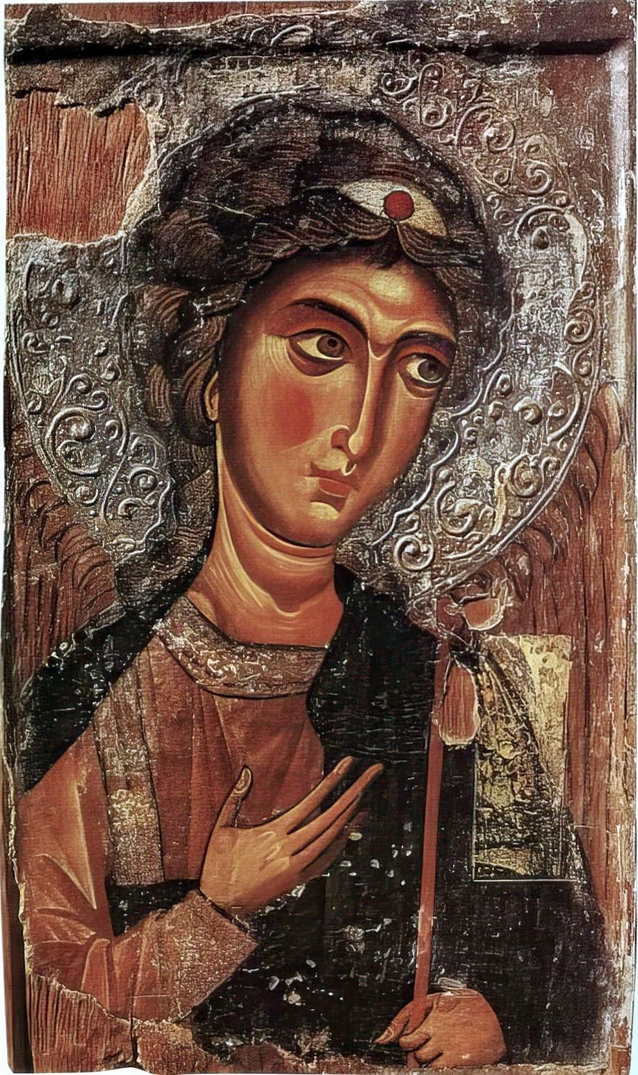 Ο Αρχάγγελος Μιχαήλ (εικόνα), ως το 1974 στη Μονή Αγίου Ιωάννου του Χρυσοστόμου στον Κουτσοβέντη, Κύπρος.