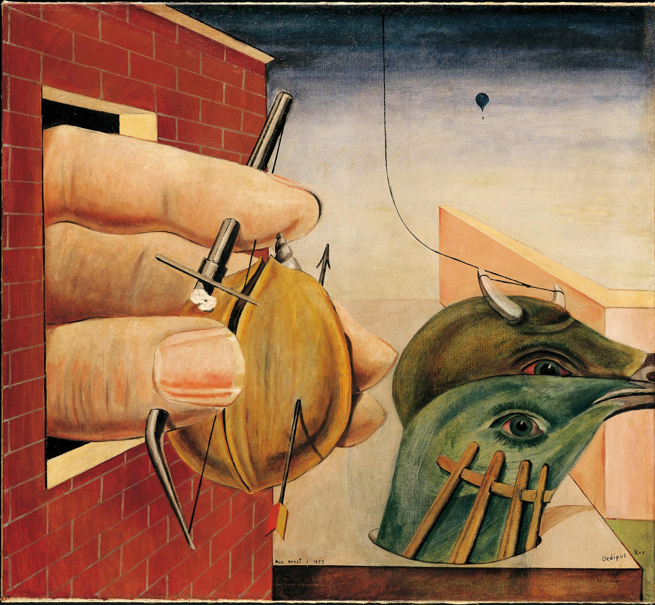 Max Ernst, Οιδίπους Τύραννος, Ιδιωτική συλλογή.