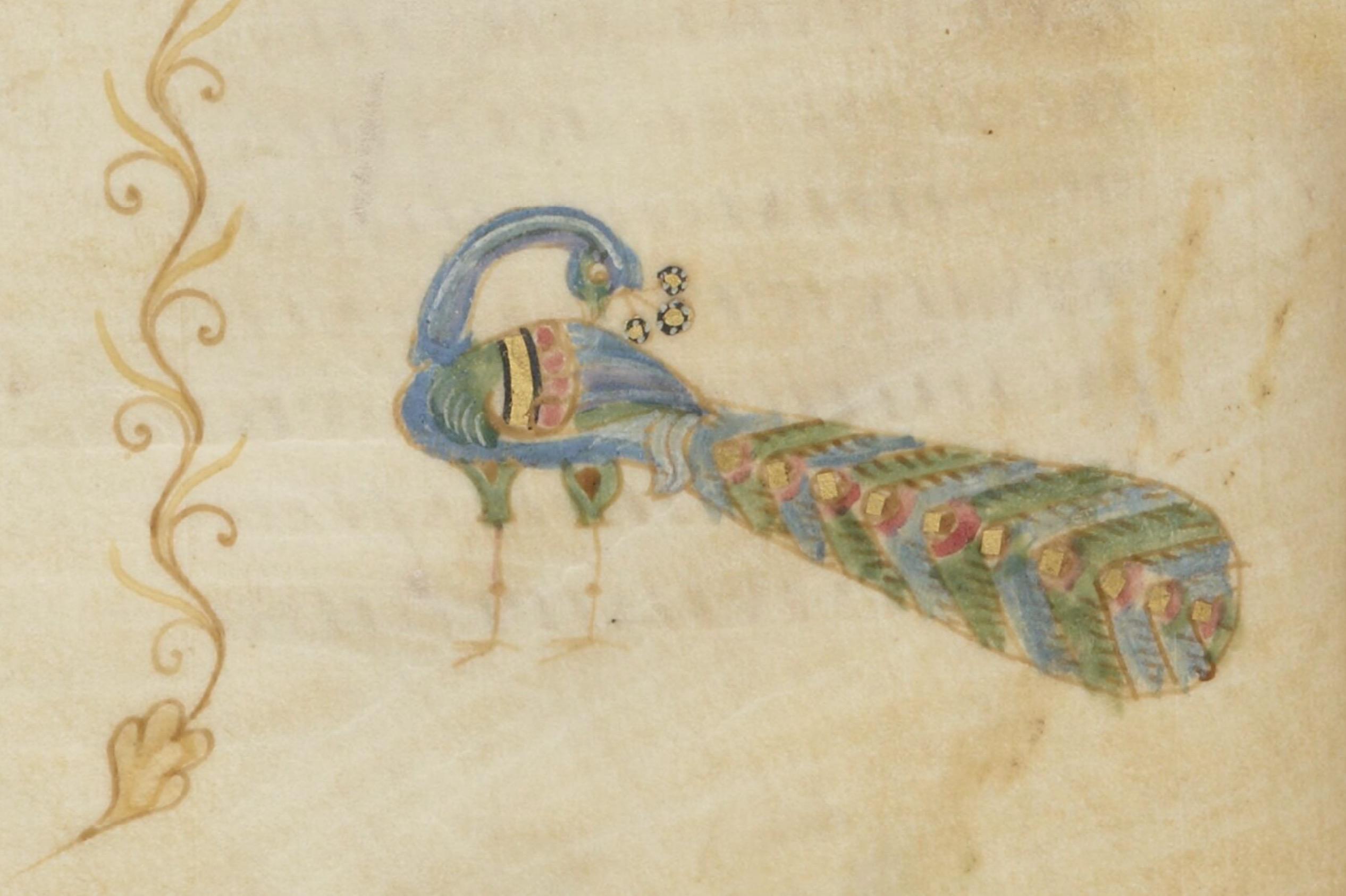 Παραδείσιο πτηνό, Ομιλίες Γρηγορίου Ναζιανζηνού, Par. gr. 510, Bibliothèque nationale de France, Παρίσι.
