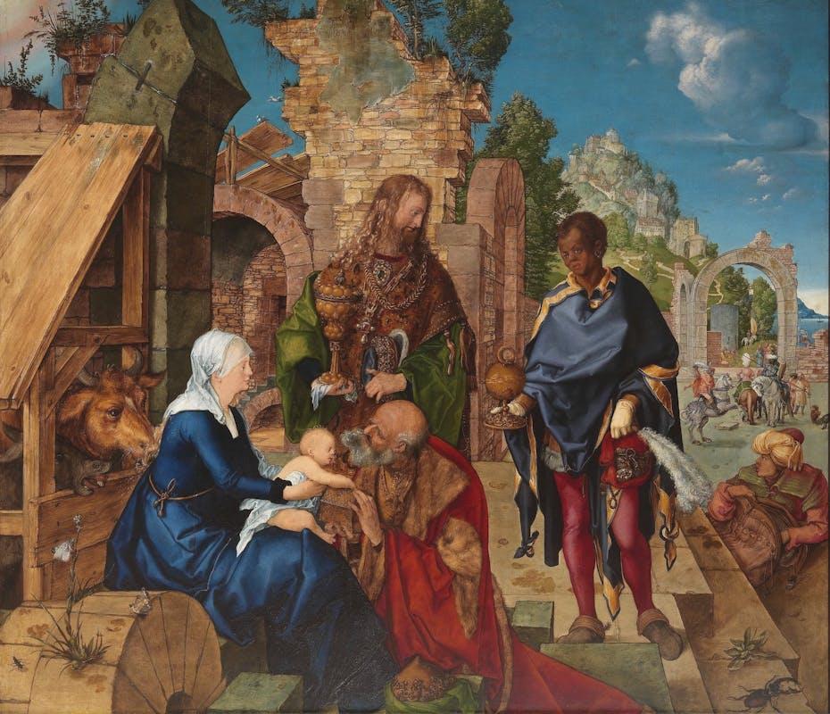 Albrecht Dürer, Η Προσκύνηση των Μάγων, Gallerie degli Uffizi, Φλωρεντία.