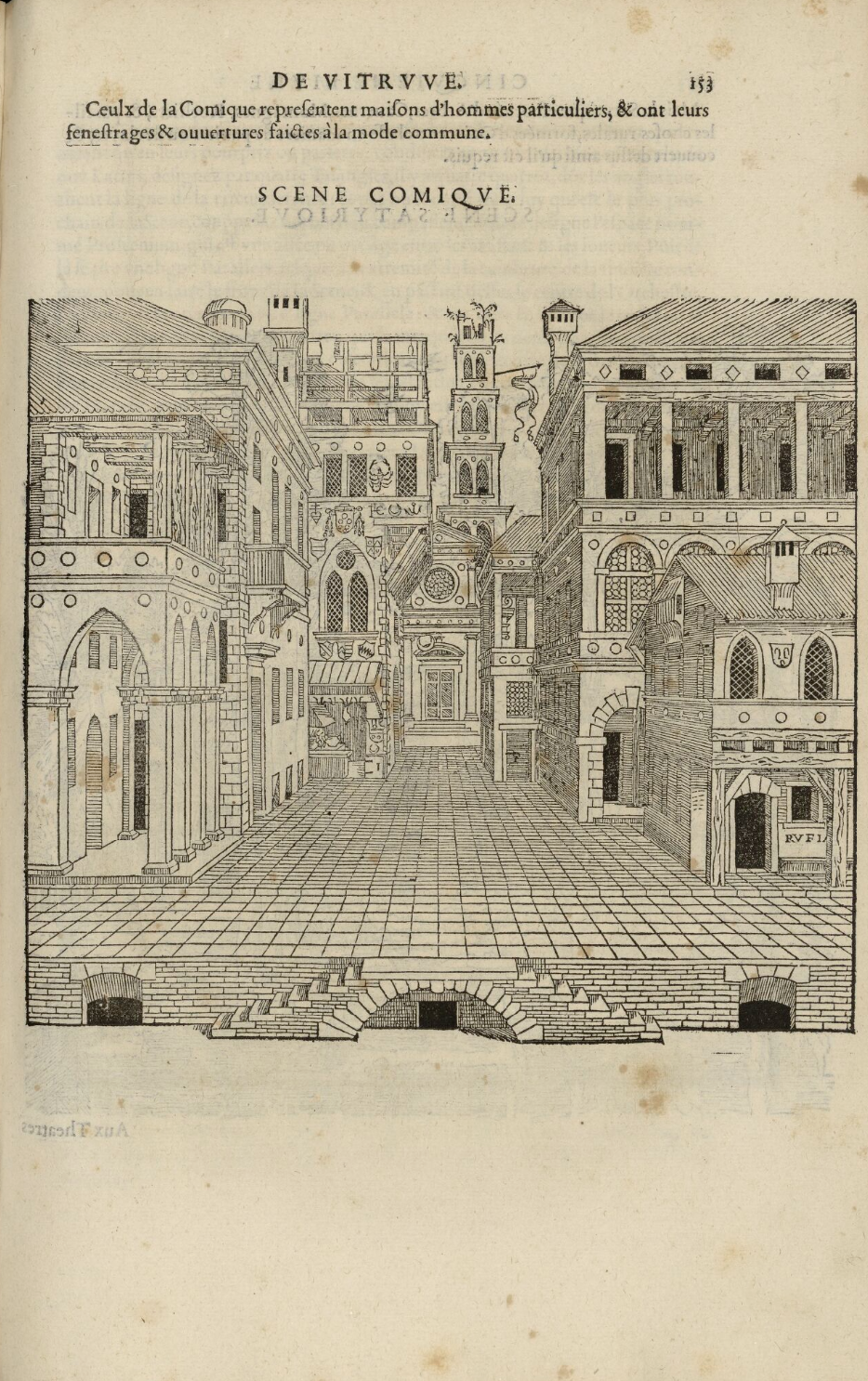 Architecture ou art de bien bastir de Marc Vitruve Pollion, Paris 1572. Bibliothèque nationale de France, Παρίσι.